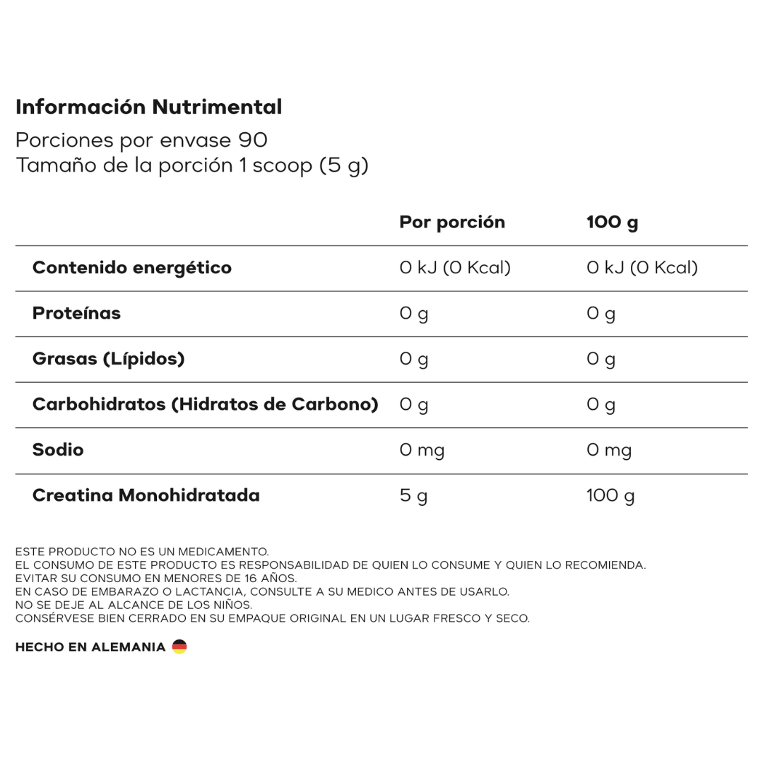 Creatina monohidratada (Creapure®)