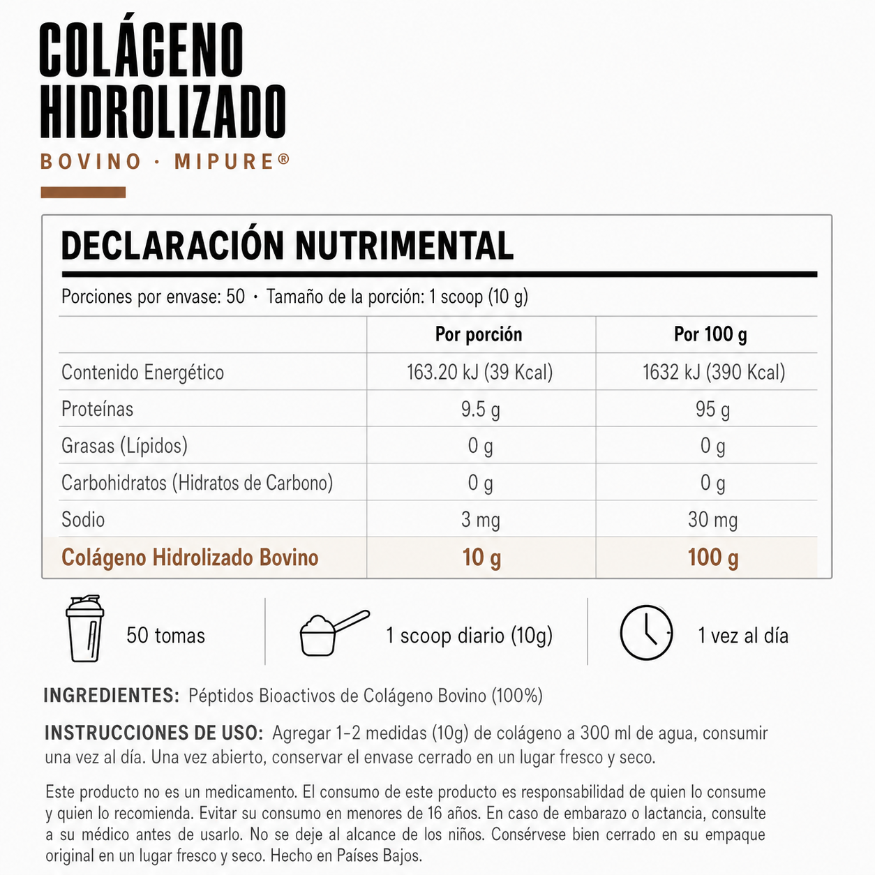 Colágeno hidrolizado