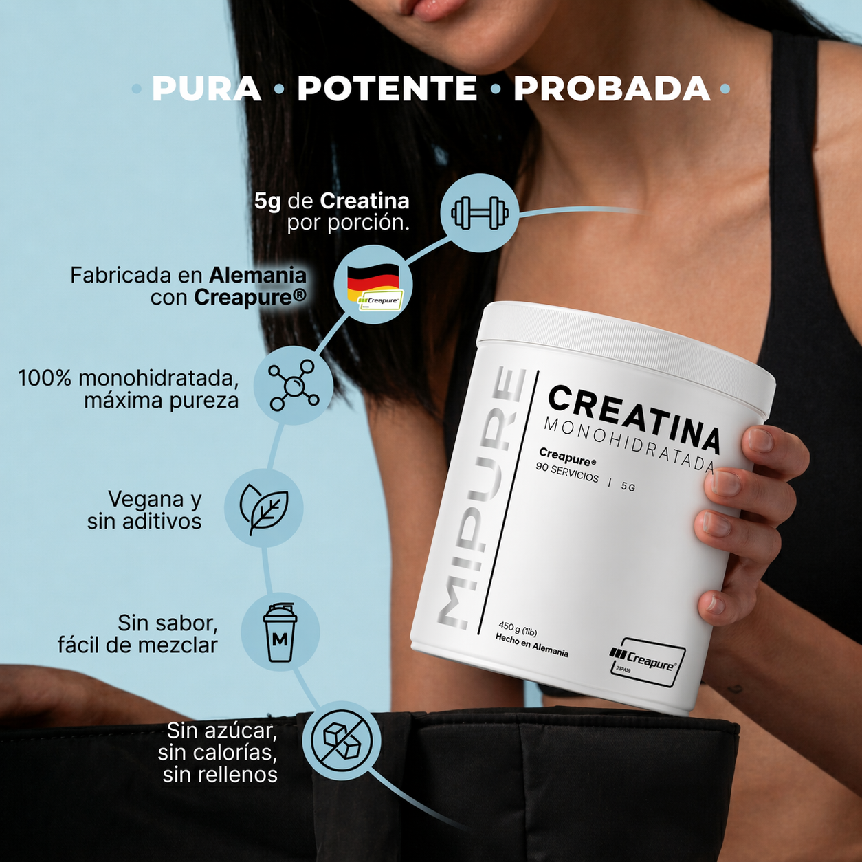 Creatina monohidratada (Creapure®)